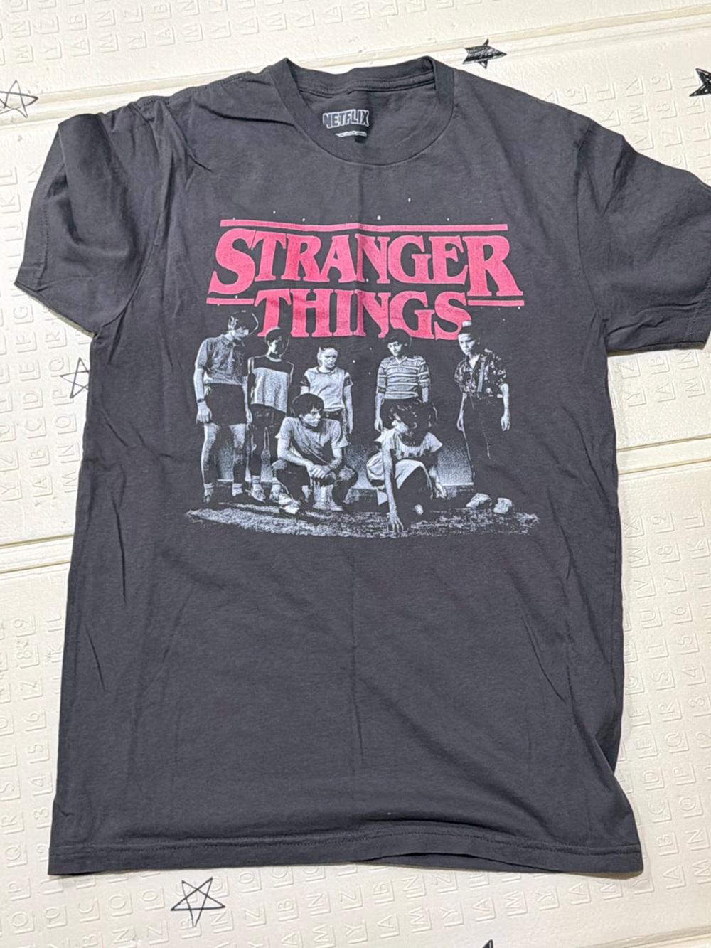 Netflix Black Tee with White Logo - Picture 2 of 3